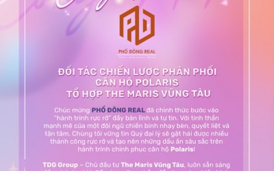 Phố Đông Real là đối tác phân phối chiến lược dự án Polaris – The Maris Vũng Tàu